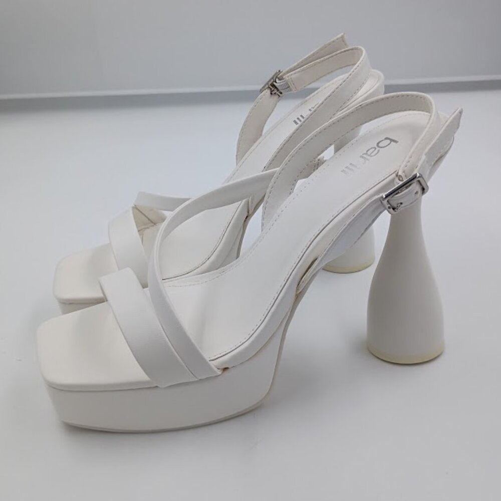 Bar 111 Scarlett Platforms White Women's 8.5